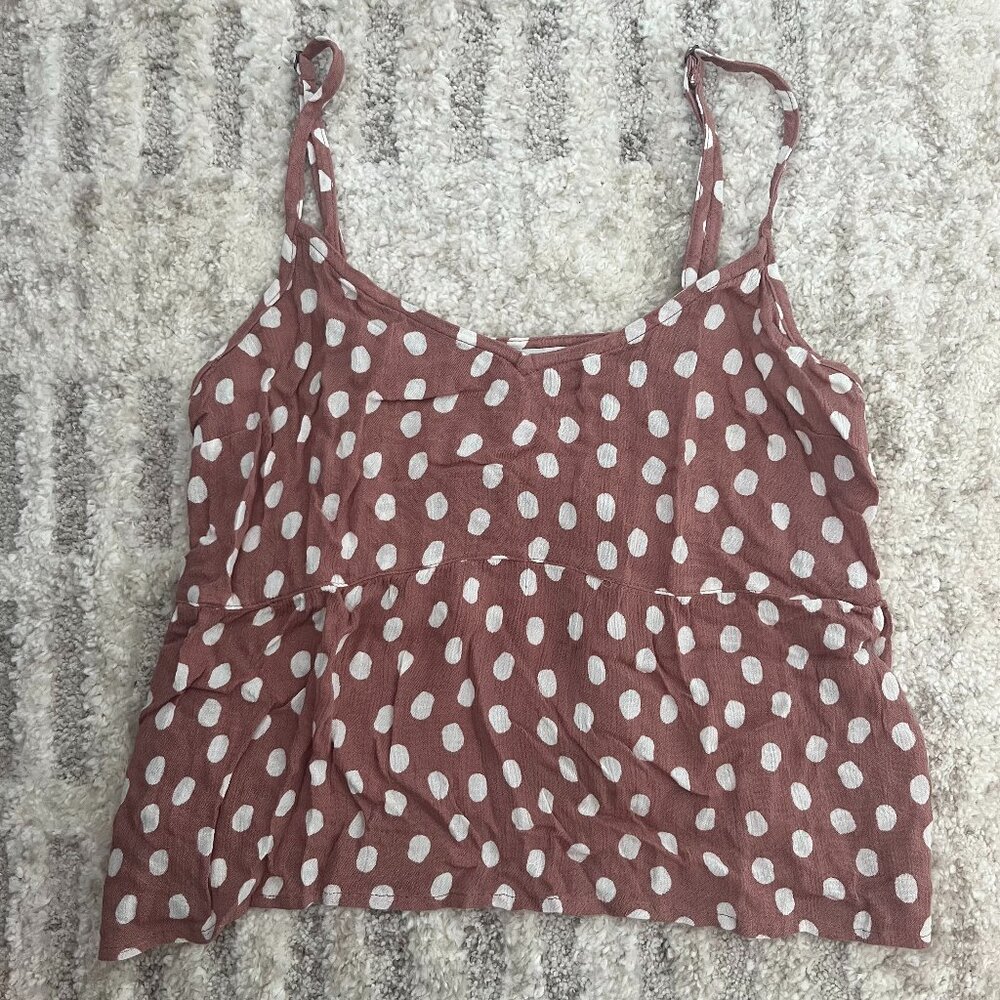 Abercrombie Polka Dot Cami Tank Top